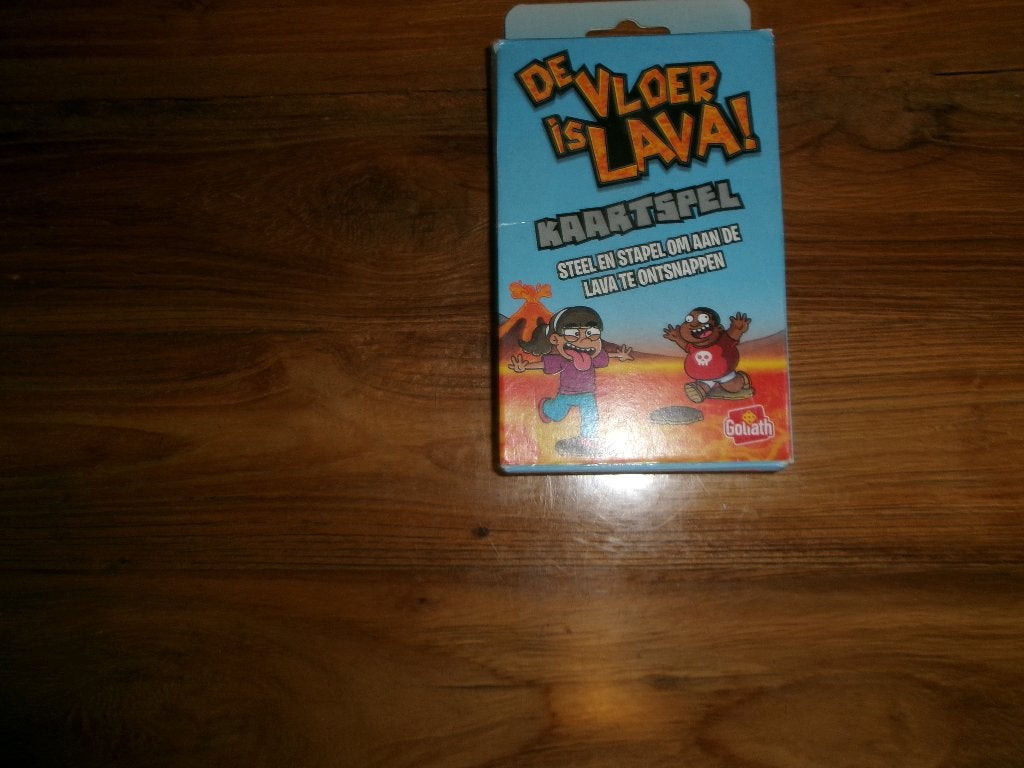 de vloer is lava kaartspel, Een of twee spelers, Ophalen of Verzenden, Gebruikt, Goliath