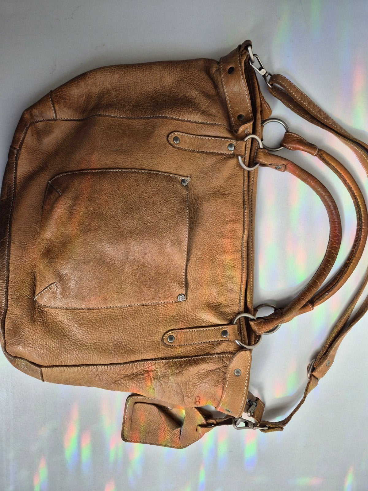 Cowboysbag Banbury Leren Handtas - Vintage Look, Sieraden, Tassen en Uiterlijk, Tassen | Damestassen, Ophalen of Verzenden, Gebruikt