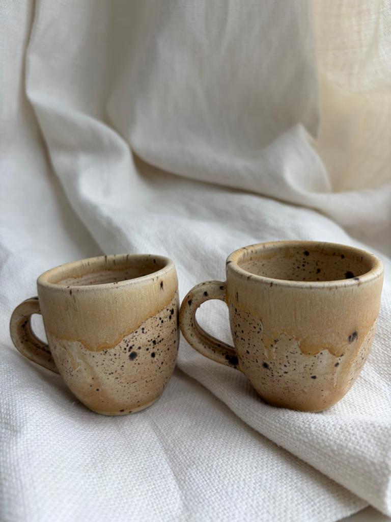 Espresso kopjes van Blubber&Glas, Huis en Inrichting, Ophalen of Verzenden, Overige stijlen, Kop(pen) en/of Schotel(s), Glas