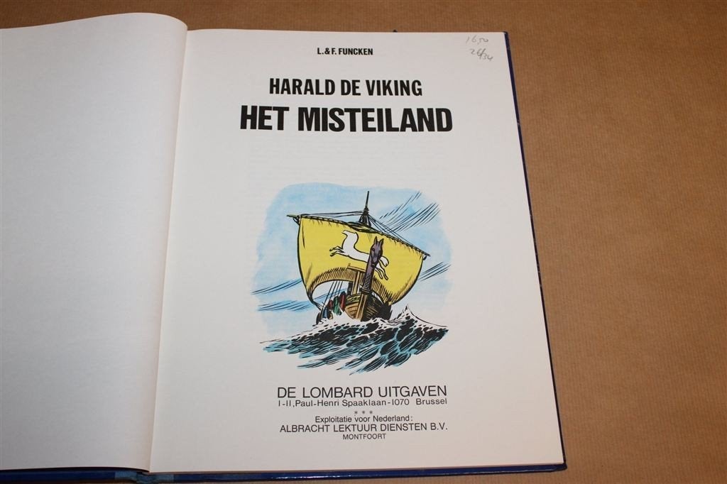 Het Misteiland — Harald de Viking, Collectie Strip-Tips HC, Boeken, Eén stripboek, Ophalen of Verzenden, Gelezen