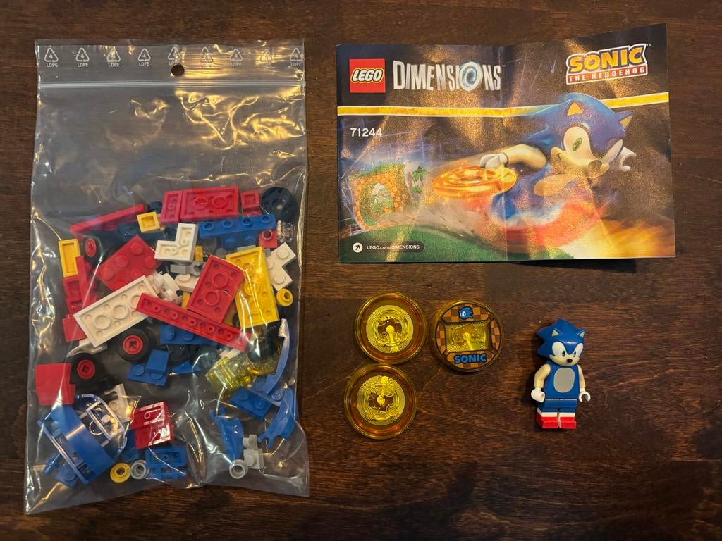 Lego Dimensions Sonic The Hedgehog Level Pack 71244, Ophalen of Verzenden, Zo goed als nieuw, Complete set, Lego