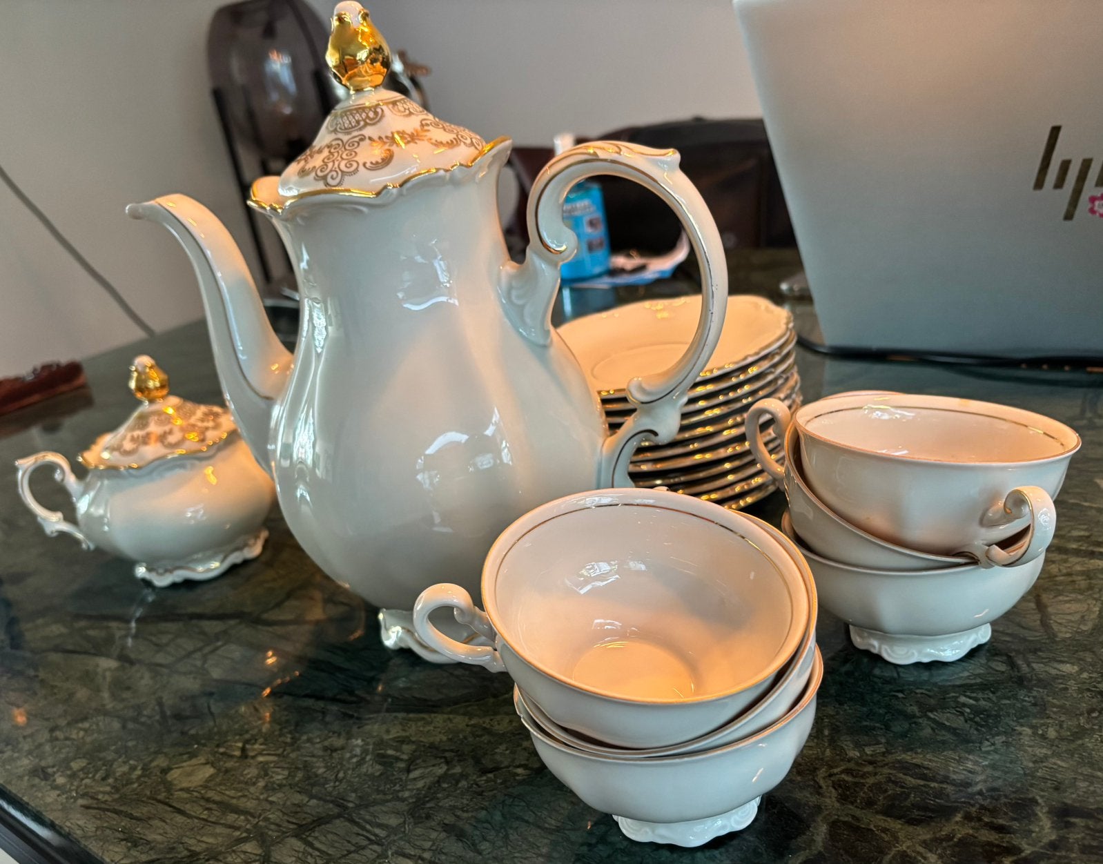 Vintage Mitterteich Bavaria koffie- thee servies porselein, Ophalen