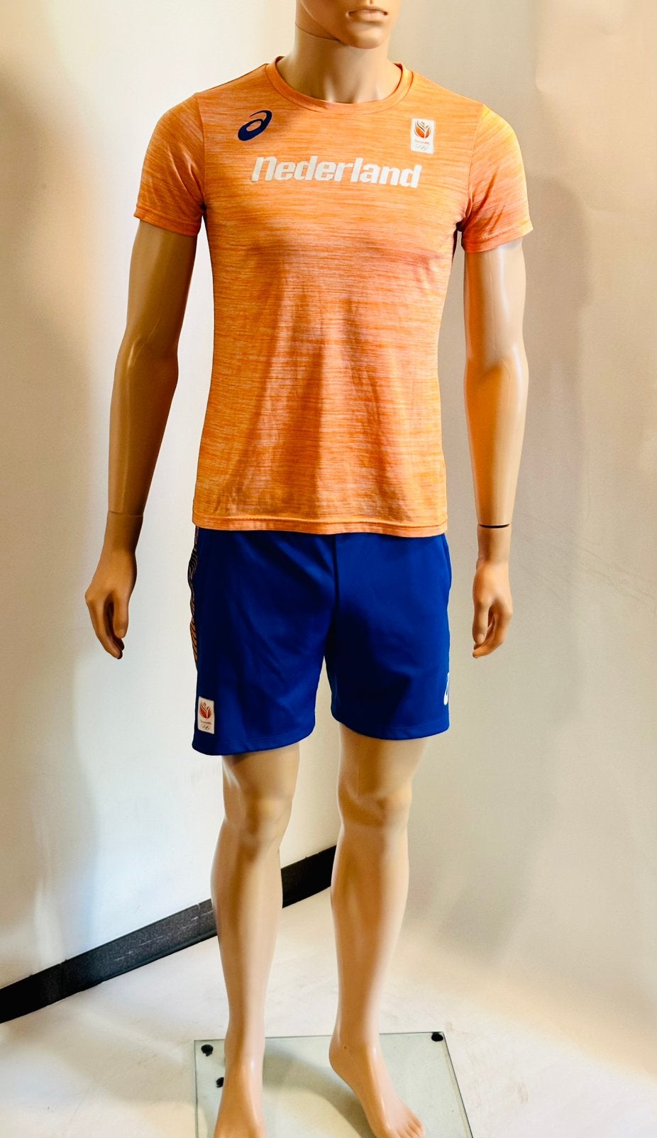 Sportkleding sportshirt joggingbroek sportbroek maat S Asics, Blauw, Ophalen of Verzenden, Zo goed als nieuw, Hardlopen of Fietsen