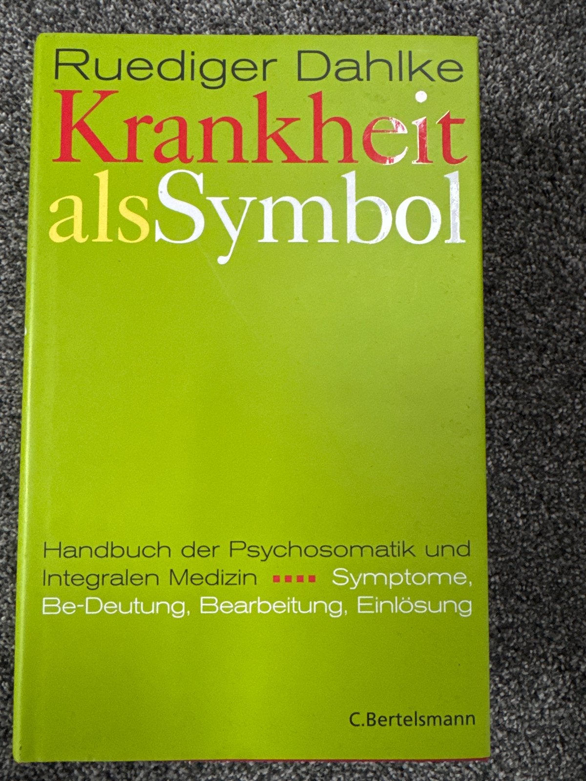 Ruediger Dahlke - Krankheit als Symbol (Duits), Boeken, Ophalen of Verzenden, Gelezen, Gezondheid en Conditie