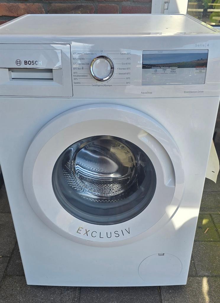 Bosch Serie 4 Wasmachine - 7kg, 1400 toeren, Witgoed en Apparatuur, Wasmachines, Ophalen, Gebruikt, Voorlader, 85 tot 90 cm