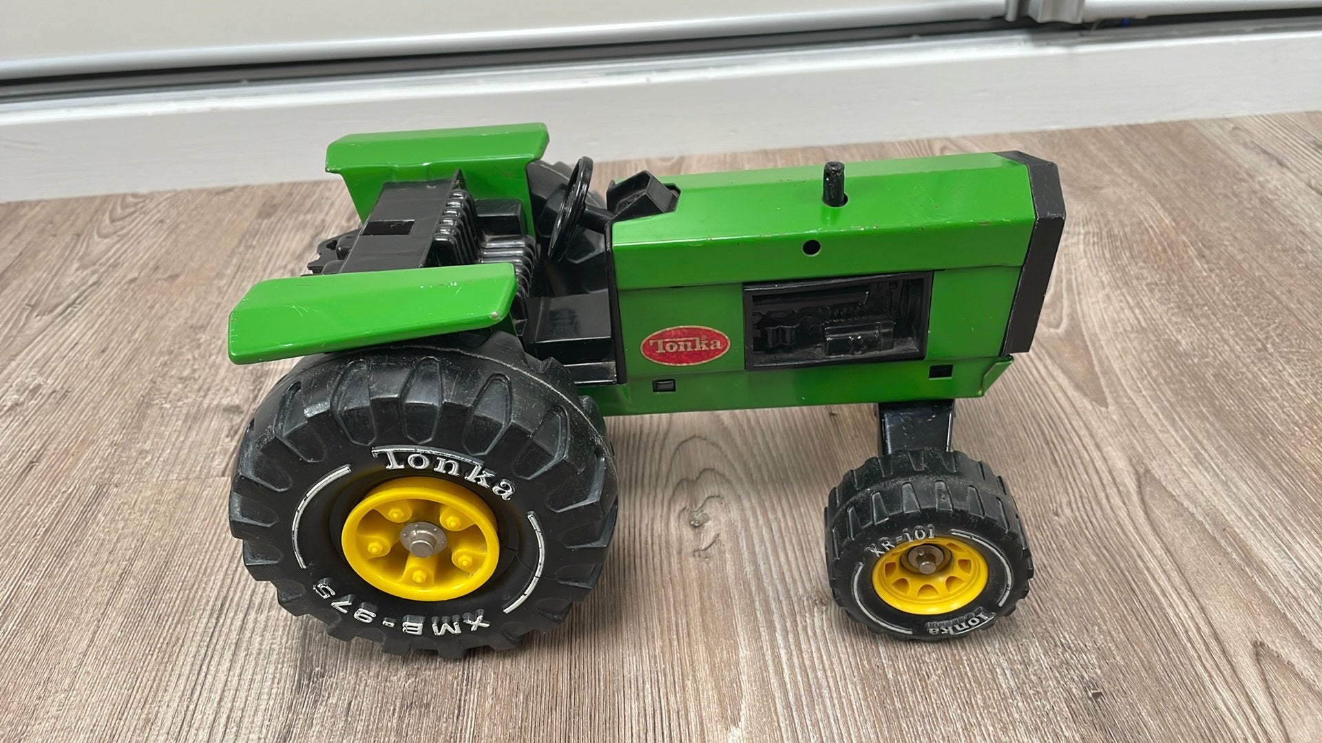 Vintage Tonka XMB-975 speelgoed tractor jaren 70, Ophalen of Verzenden, Gebruikt, Tractor of Landbouw, Overige merken