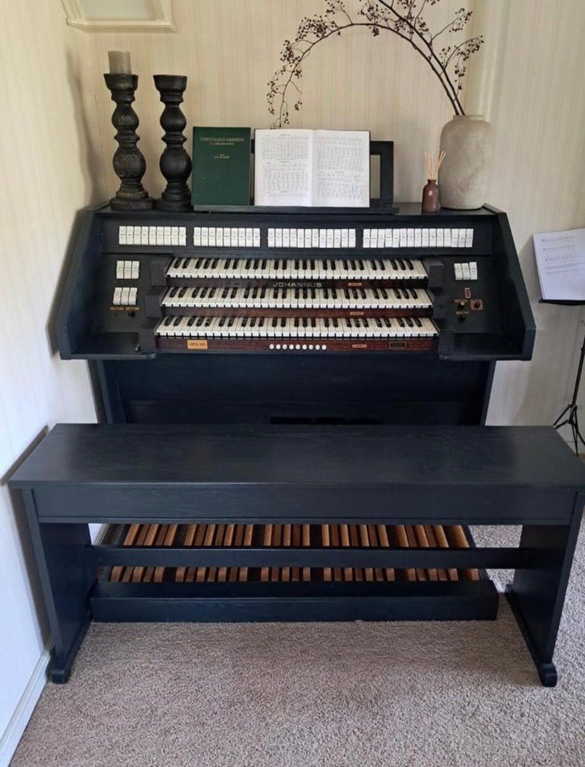 Johannus Opus 243 Orgel met 3 klavieren en pedaal, Muziek en Instrumenten, Ophalen, Gebruikt, 3 klavieren, Orgel