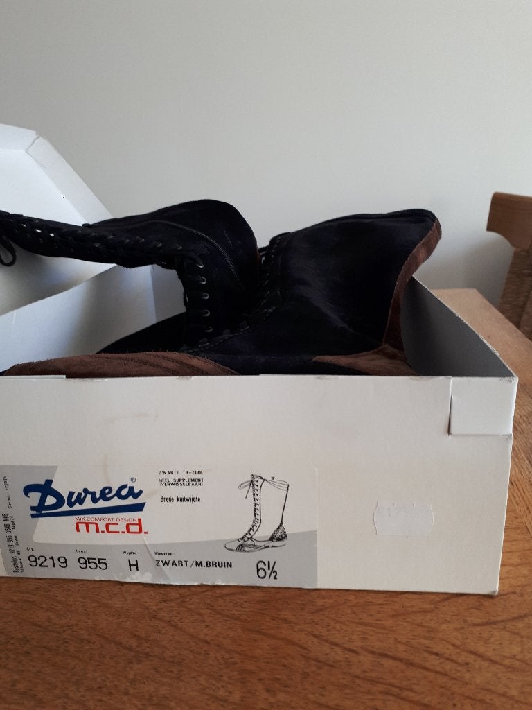 hoge laars, Kleding | Dames, Hoge laarzen, Durea, Zwart, Ophalen of Verzenden