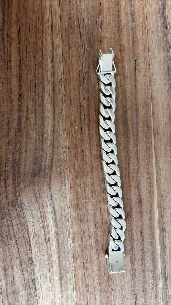 Zilveren armband, Sieraden, Tassen en Uiterlijk, Armbanden, Ophalen of Verzenden, Gebruikt, Zilver, Zilver