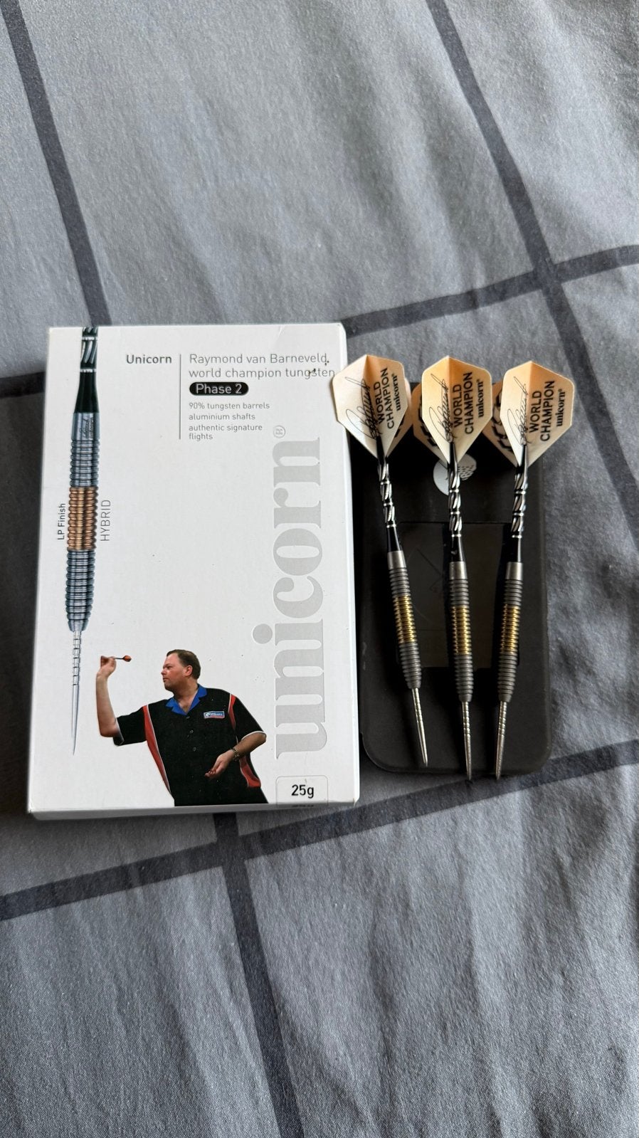 Unicorn Raymond van Barneveld Phase 2A darts 25g, Ophalen of Verzenden, Zo goed als nieuw, Pijlen