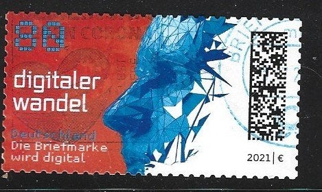 D 32 - 2021 - Duitsland/Digial Change, Ophalen of Verzenden, Overige landen, Gestempeld