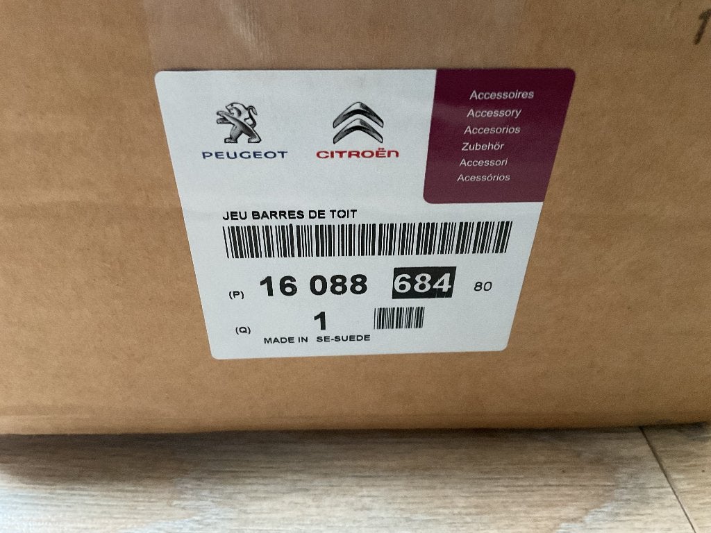 Peugeot 308 sw (T9) dakdragers voor dakrail., Ophalen, Zo goed als nieuw