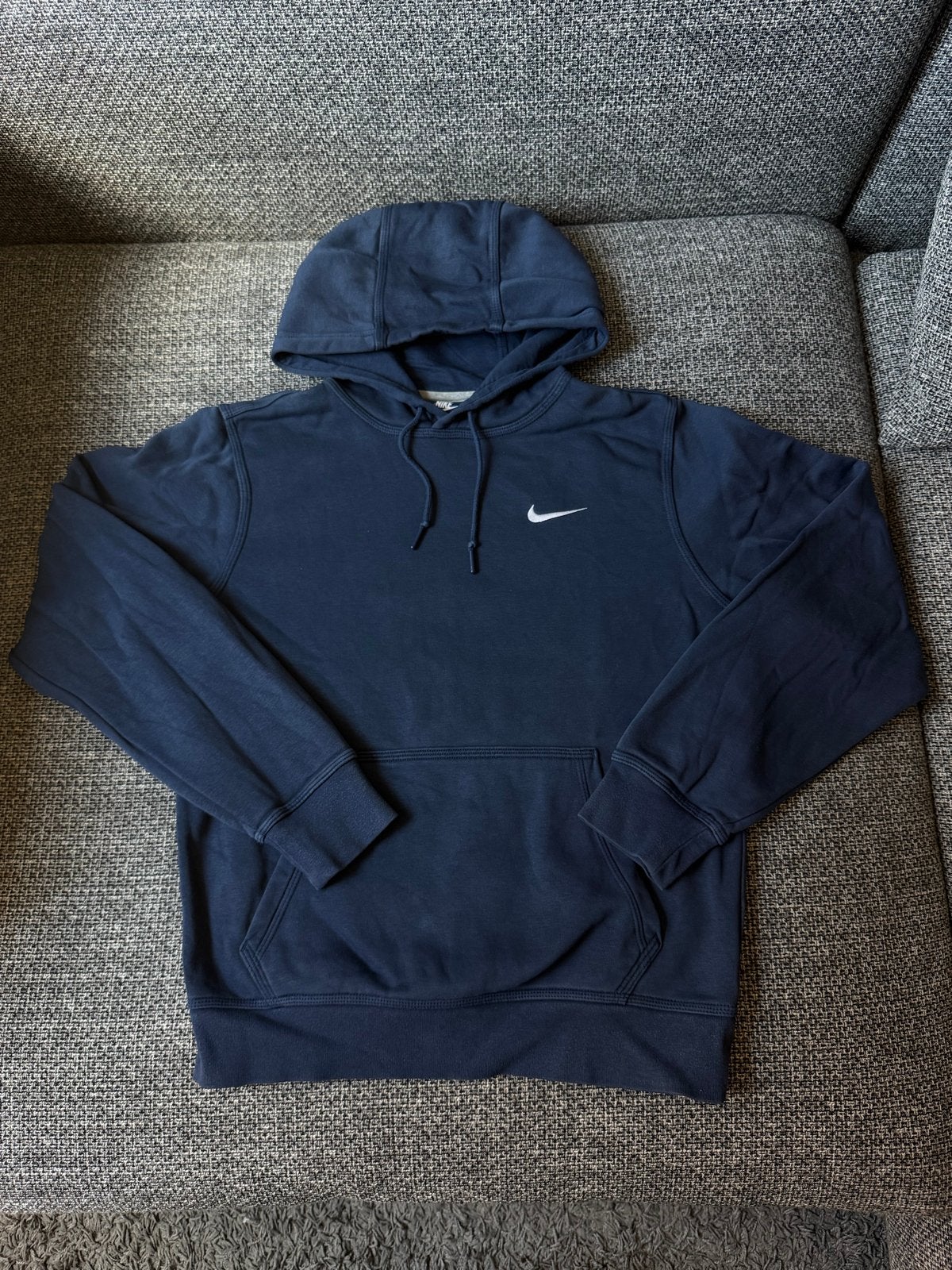 Nike Navy Essential Hoodie - Maat S, Ophalen of Verzenden, Zo goed als nieuw, Maat 46 (S) of kleiner, Blauw