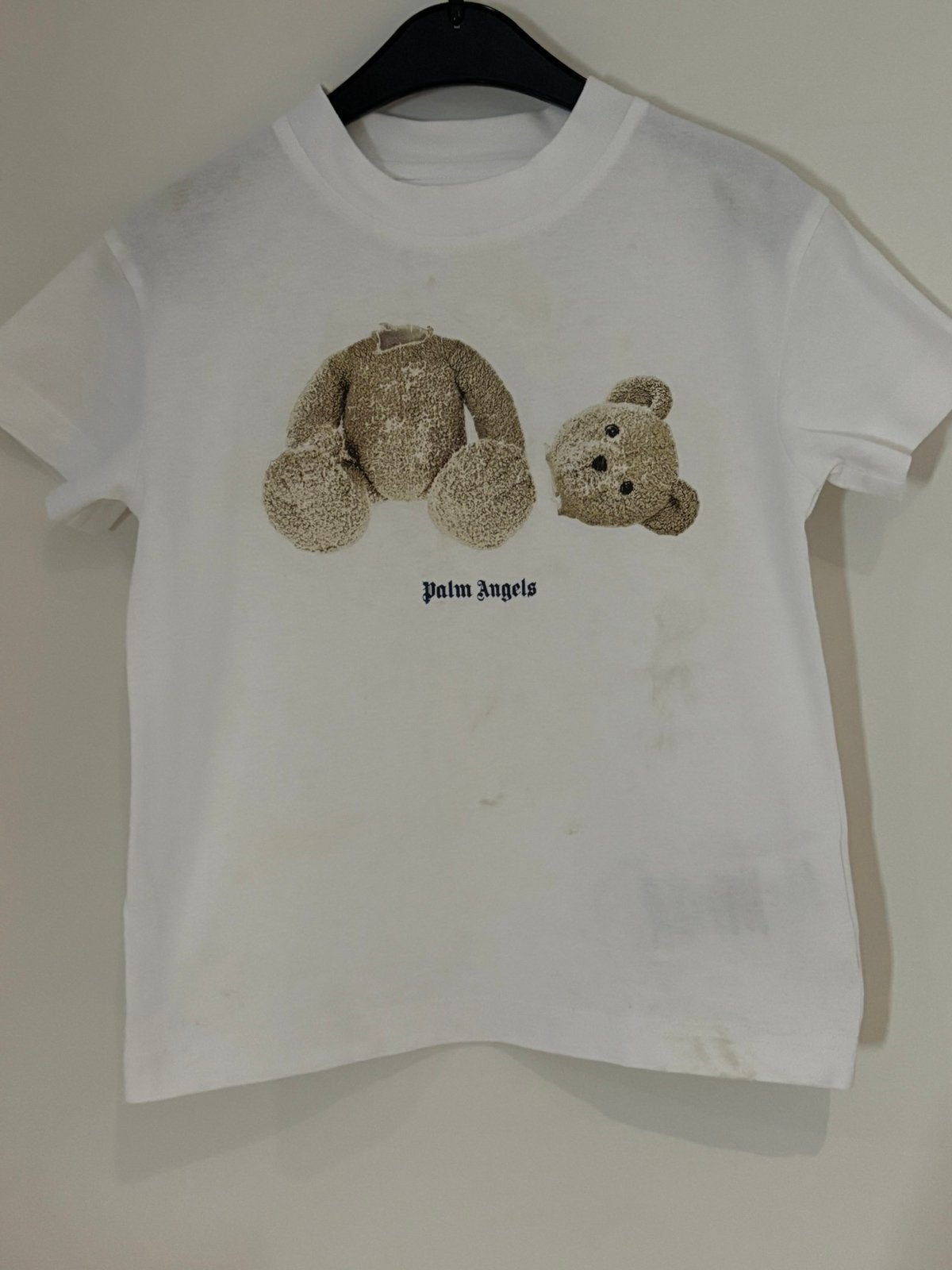 Palm angels shirt met de bekende beer print 4 jaar, Ophalen of Verzenden, Zo goed als nieuw, Shirt of Longsleeve, Jongen