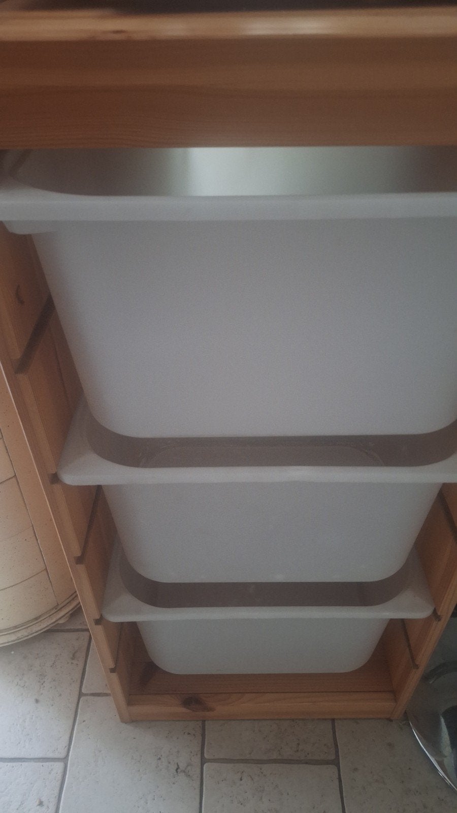 Trofast opberger met 3 grote bakken, Ophalen, 5 laden of meer, 50 tot 100 cm, Minder dan 100 cm