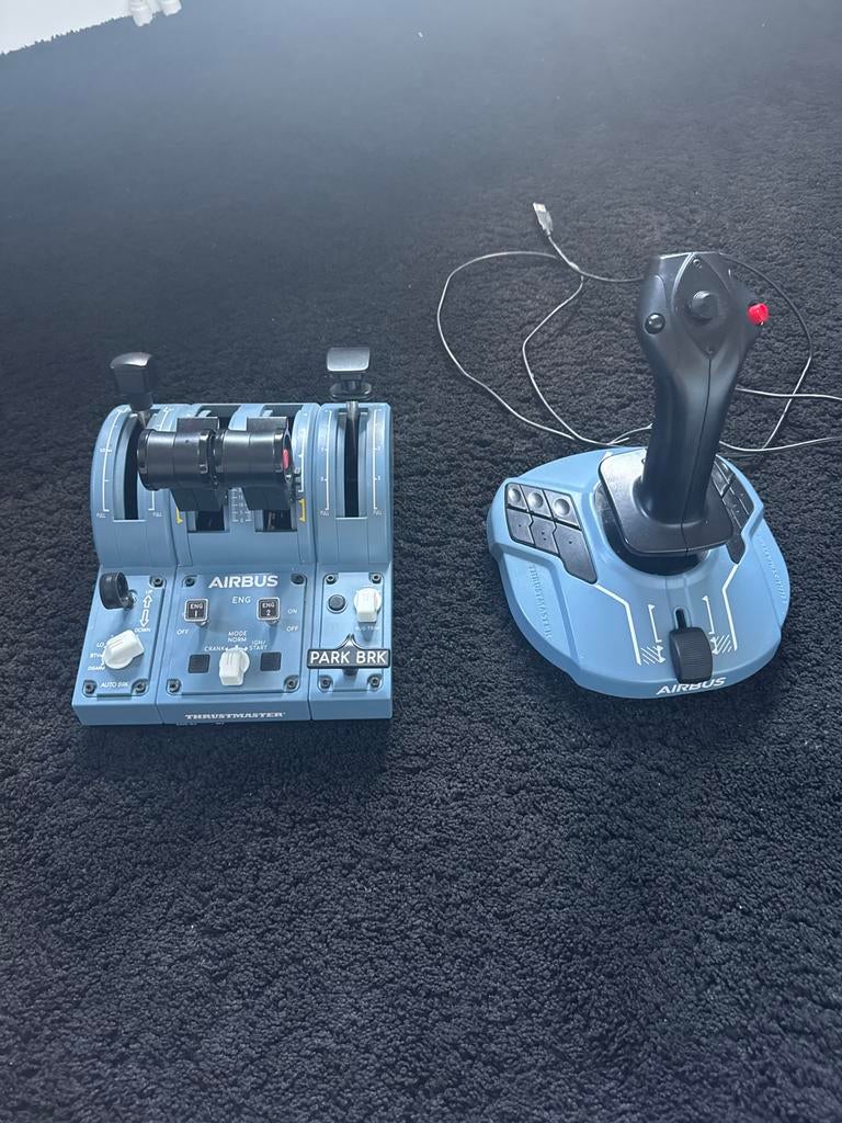 Thrustmaster TCA Sidestick Airbus Edition, Computers en Software, Joysticks, Zo goed als nieuw, Ophalen of Verzenden