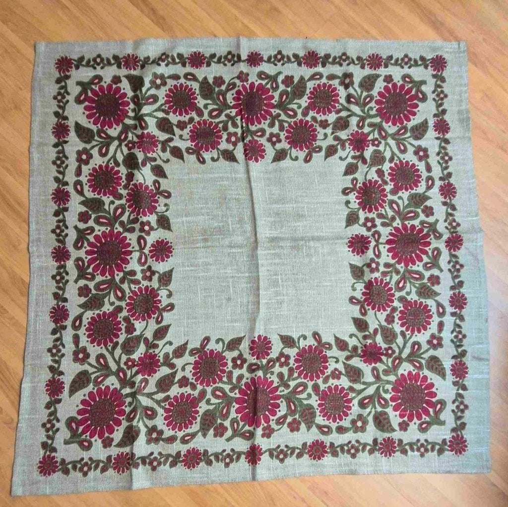 Mooi bloemen tafelkleed 130/130 cm