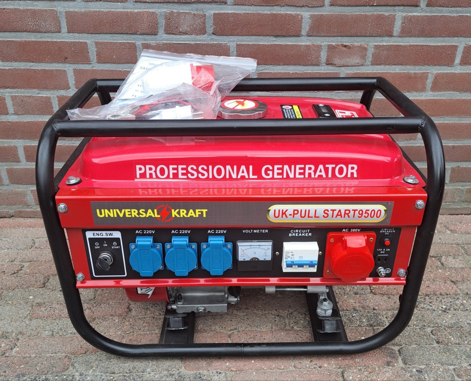 Universele Kraftech Benzine Generator model 6500 4 takt, Ophalen, Overige typen