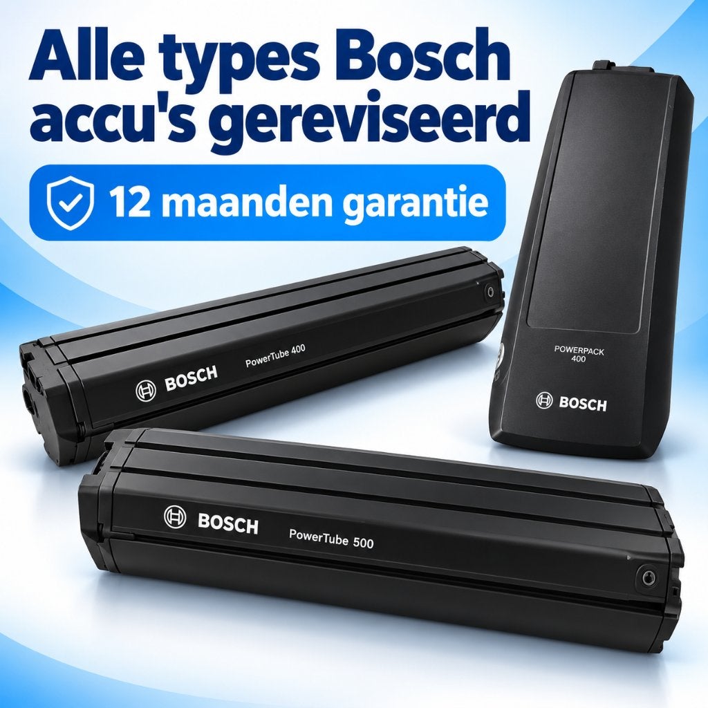 Bosch PowerTube & PowerPack accu’s Alle types – gereviseerd, Gebruikt