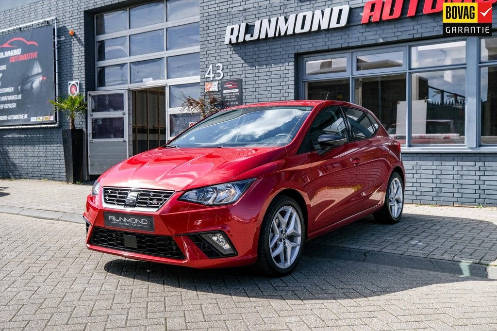 Seat Ibiza 1.0 Eco 115PK FR|Carplay|Adaptive Cruise control|, Stof, Gebruikt, Zwart, 116 pk