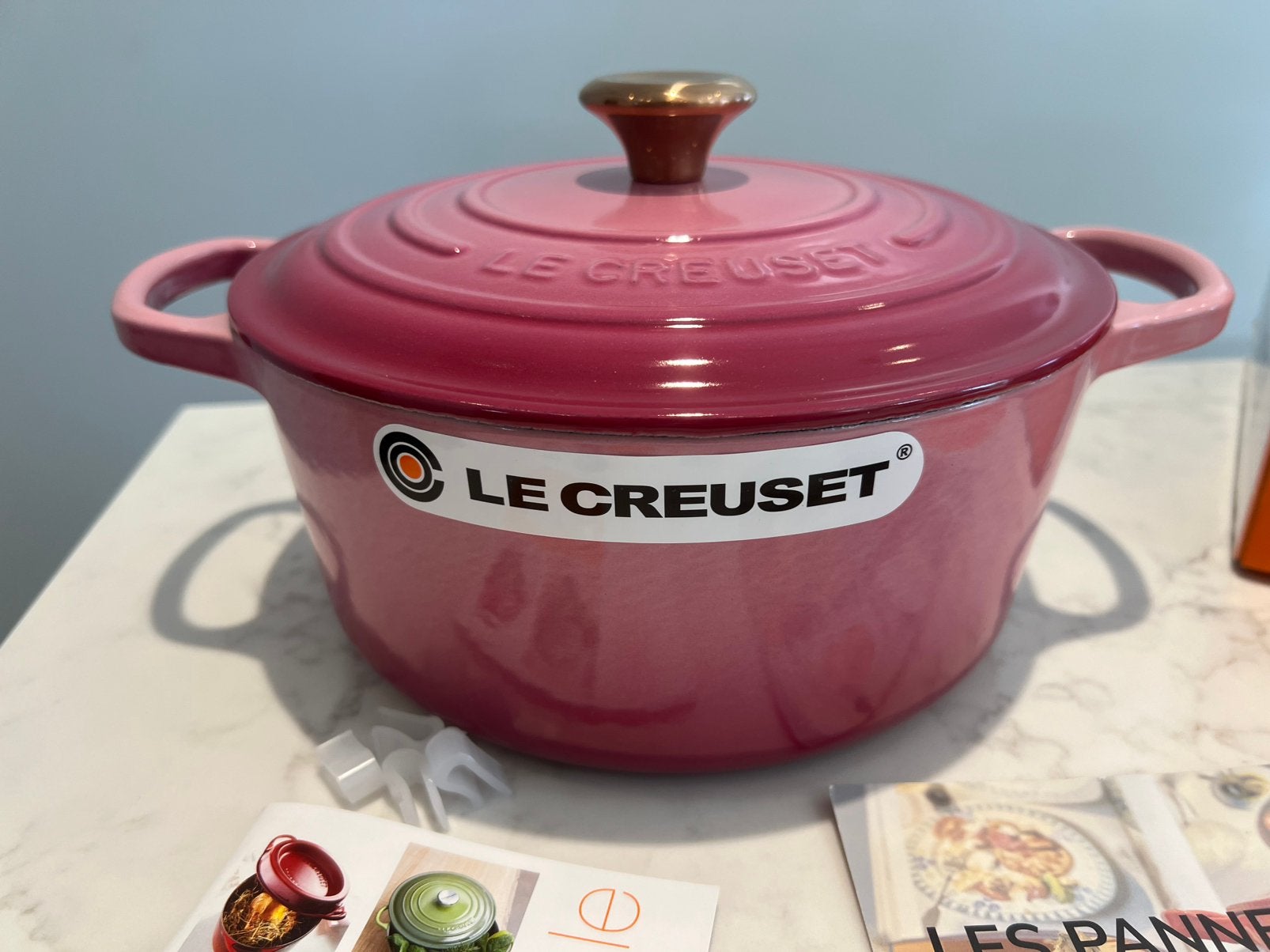 Nieuwe Le Creuset Berry braadpan 22 cm in de doos, Geschikt voor inductie, Nieuw, Le Creuset, Ophalen of Verzenden