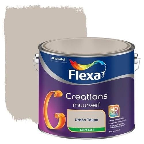 Flexa Urban Taupe muurverf, Rubbol BL Rezisto Primer & Satin, Beige, Nieuw, Ophalen of Verzenden, Verf