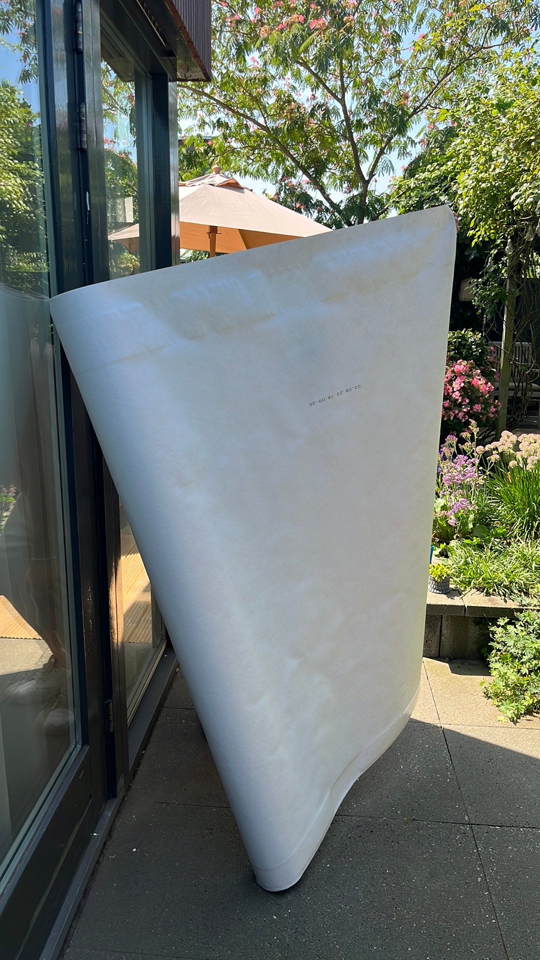 Dampfolie, Ophalen, Zo goed als nieuw, 15 m² of meer, Folie