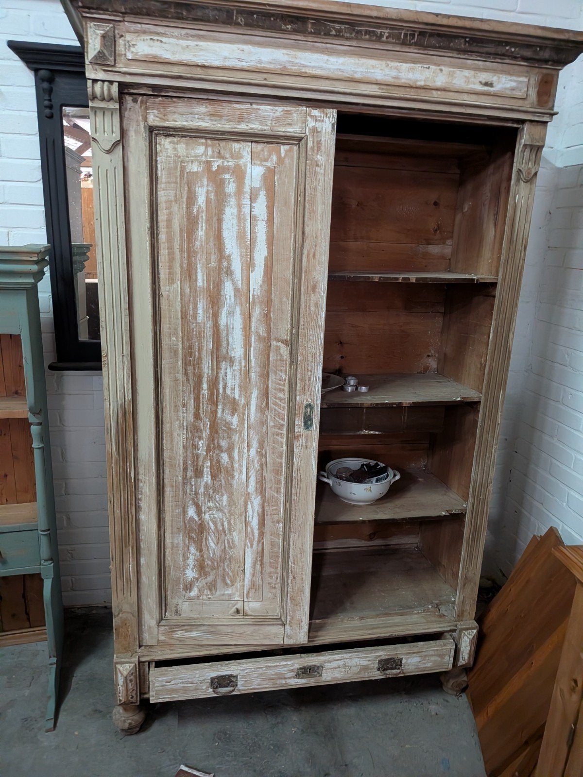 Oude kast Vintage Gratis, Antiek en Kunst, Antiek | Meubels | Kasten, Ophalen