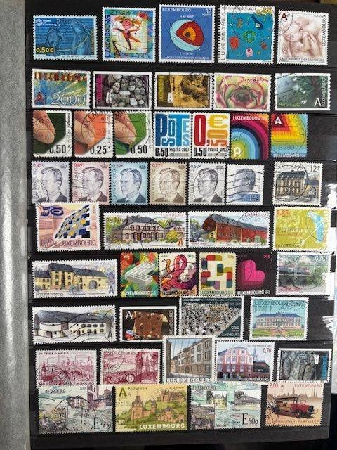 postzegels Luxemburg, Ophalen of Verzenden, Luxemburg, Gestempeld