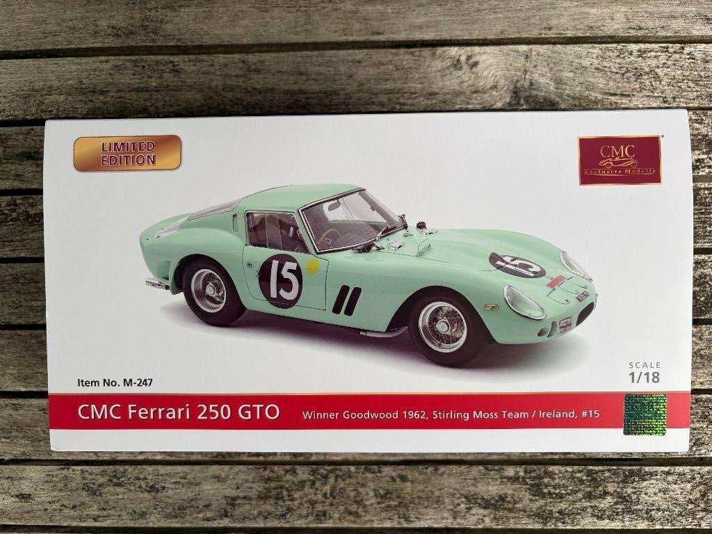 CMC 1:18 Ferrari 250 GTO #15 M-247 Nieuw, Hobby en Vrije tijd, Modelauto's | 1:18, Overige merken, Auto, CMC, Nieuw