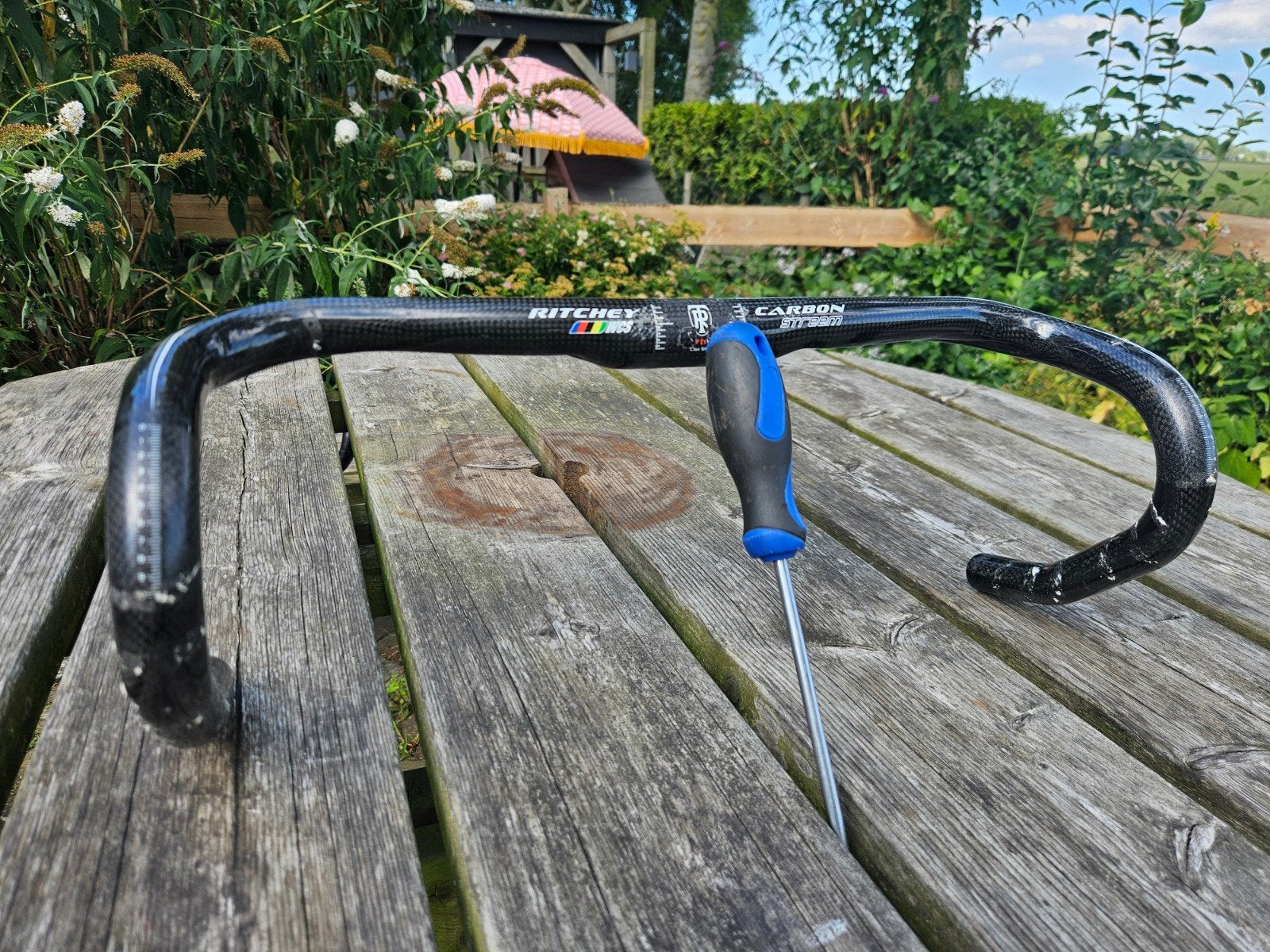 Ritchey WCS Carbon Streem Stuur Racefiets, Gebruikt, Stuur, Racefiets, Carbon