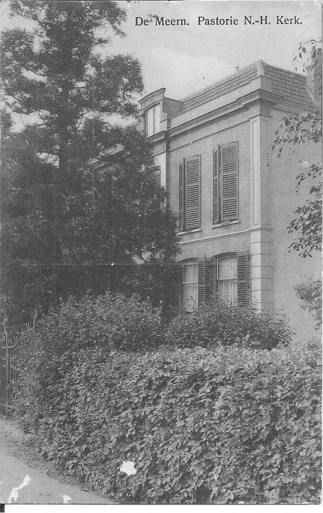Oude Ansichtkaart De Meern Pastorie N.-H. Kerk, Ophalen of Verzenden, 1920 tot 1940, Ongelopen, Utrecht