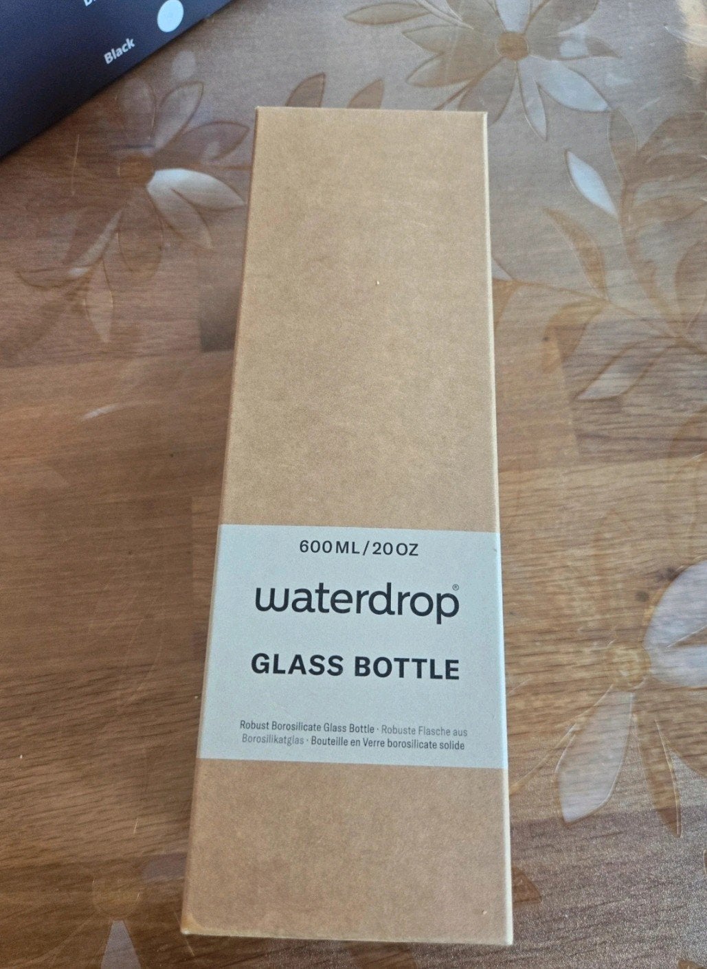 glazen waterdrop fles, Ophalen of Verzenden, Nieuw