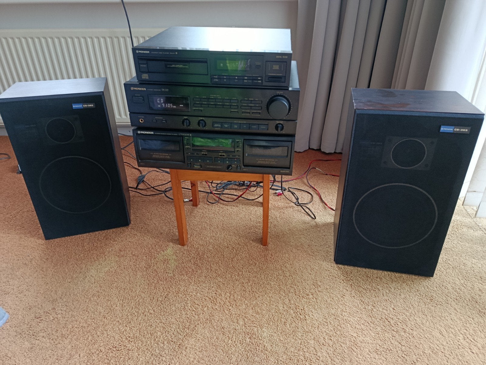 Vintage Pioneer Stereo set, Ophalen of Verzenden, Cassettedeck, Pioneer