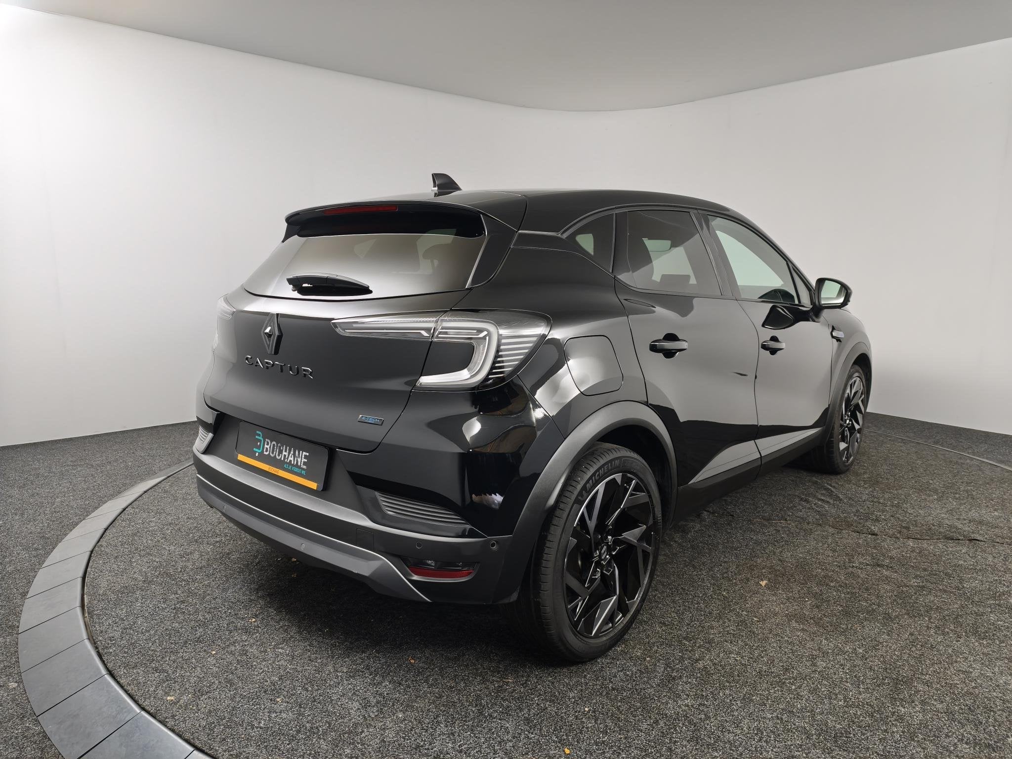Renault Captur 1.6 E-Tech full hybrid 145 esprit Alpine | Na, Auto's, Gebruikt, 4 cilinders, Met garantie (alle), Zwart