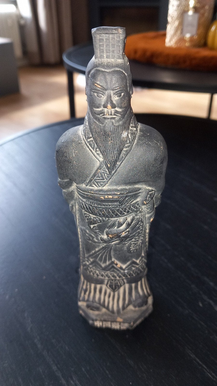 Terracotta Chinees Krijger Beeld, Ophalen, Minder dan 20 cm, Handgemaakt, Steen of Keramiek