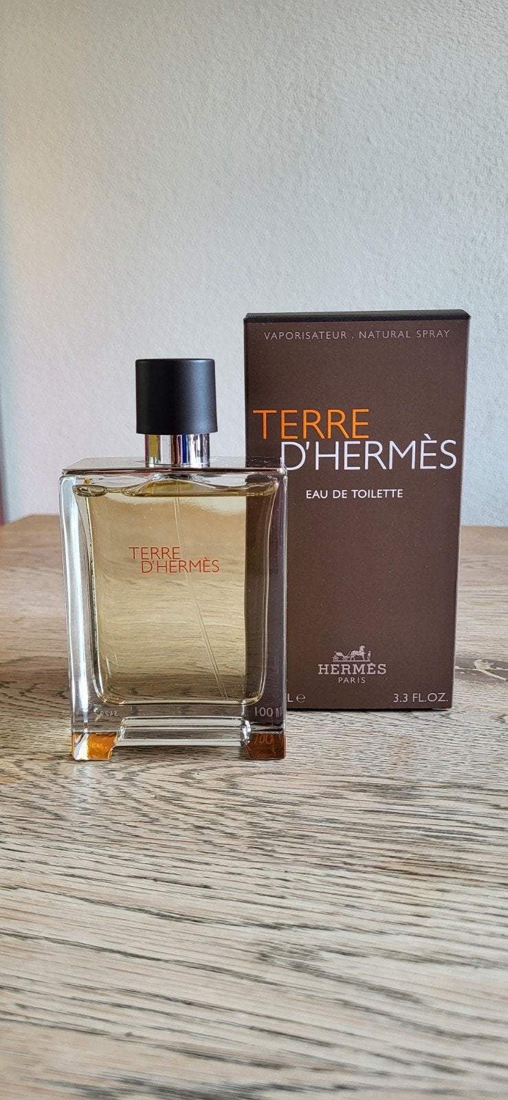 Terre d'Hermès Eau de Toilette 100ml - Zo goed als nieuw, Sieraden, Tassen en Uiterlijk, Ophalen of Verzenden, Zo goed als nieuw