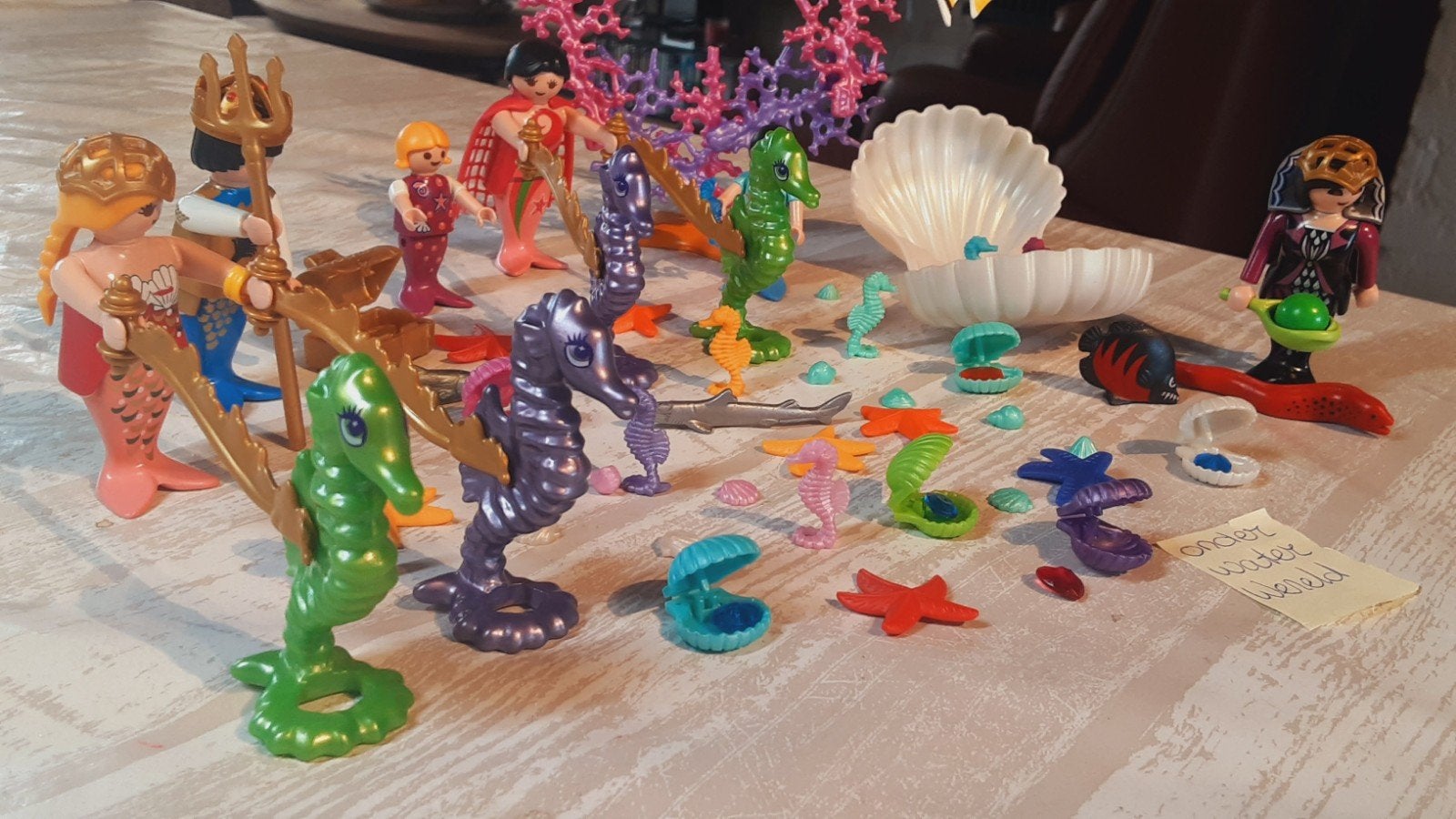 onderwaterwereld met zeemeerminnen, Kinderen en Baby's, Speelgoed | Playmobil, Losse onderdelen, Zo goed als nieuw, Figuren, Family fun