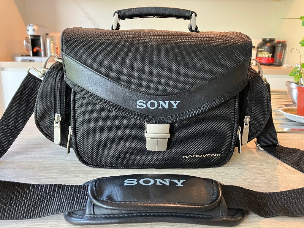 SONY Originele draagtas voor camcorder / Fototoestel, Ophalen of Verzenden, Zo goed als nieuw, Zwart, Sony