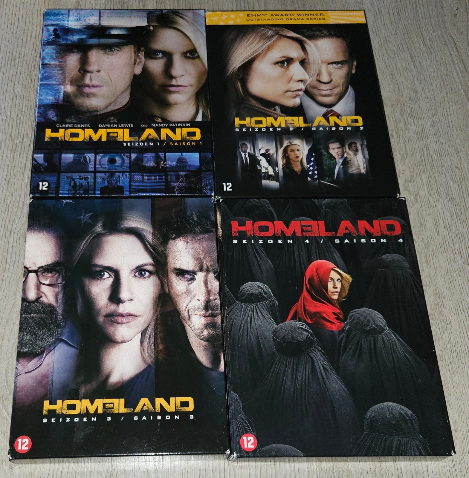 Homeland - DVD Boxset Seizoen 1-4 - Actie & Avontuur, Engels, Inclusief doosje, Nederlands, Seizoen 1