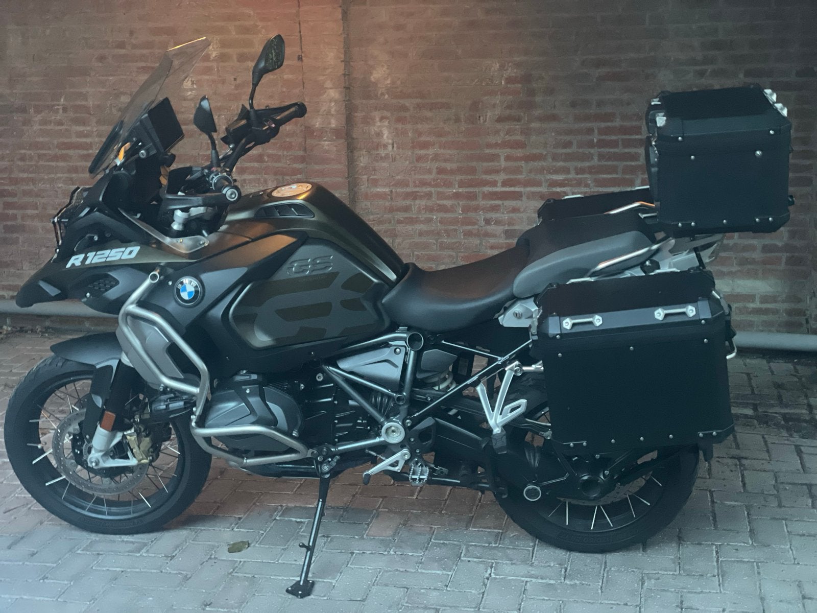 BMW R 1250 GS Adventure Exclusive met Carplay navigatie, Gebruikt, Particulier, Toermotor, ABS
