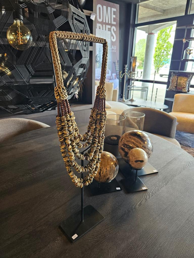 Deco ketting schelpen met kralen, Ophalen of Verzenden, Zo goed als nieuw