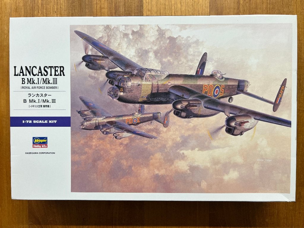 Hasegawa Lancaster B Mk.I/Mk.III 1:72 - 00553, Nieuw, Ophalen of Verzenden, Vliegtuig, Hasegawa