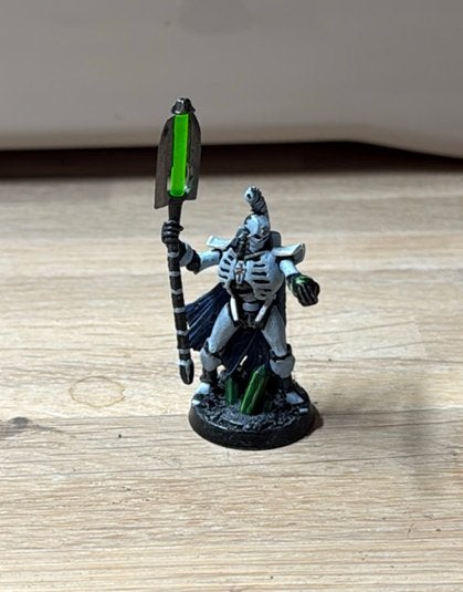 Warhammer Necron lord (metal), Hobby en Vrije tijd, Wargaming, Ophalen of Verzenden, Zo goed als nieuw, Warhammer