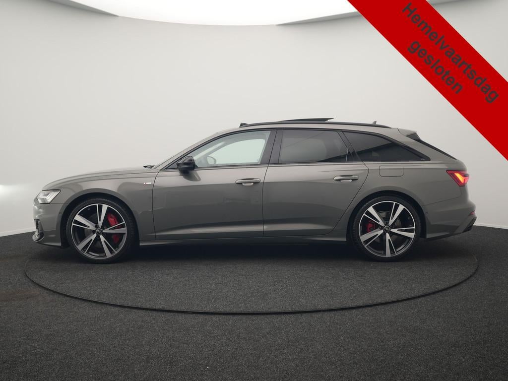 Audi A6 Avant 55 TFSI e Quattro Facelift S Line Competition, Automaat, Gebruikt, Zwart, 4 cilinders