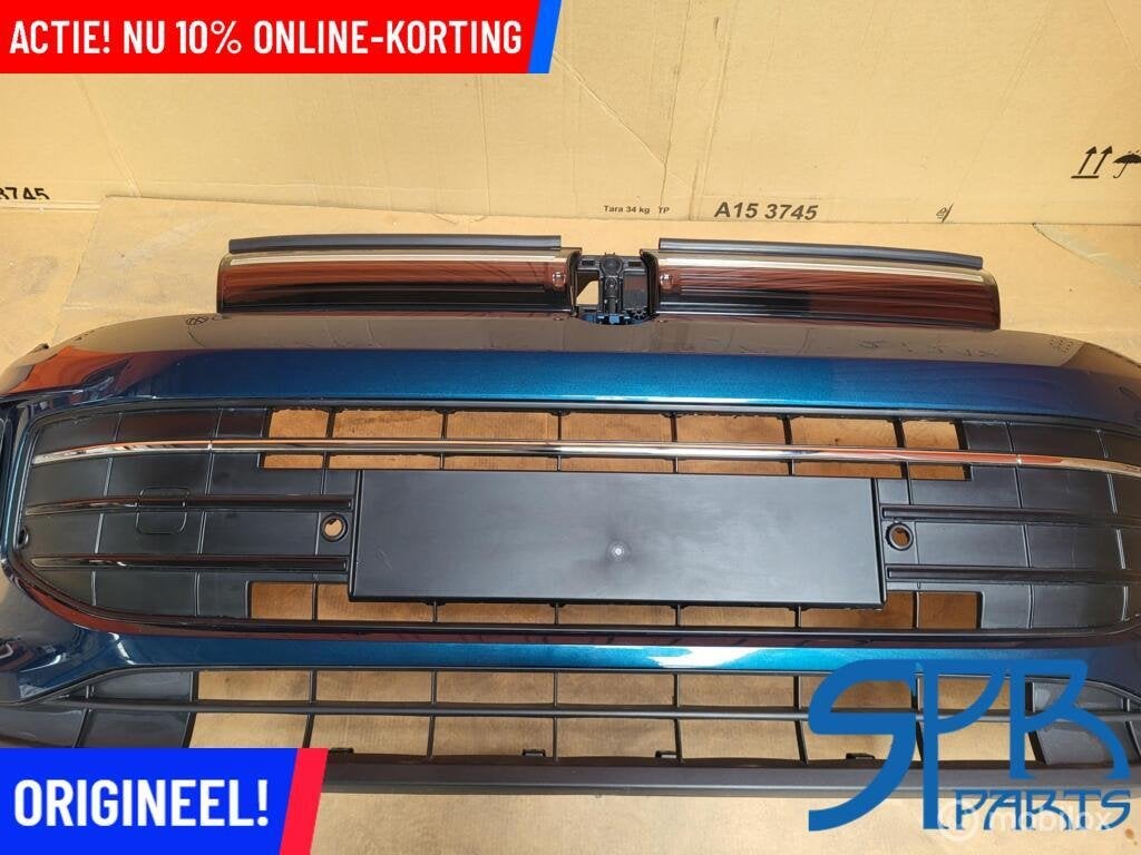 Vw TIGUAN 571 CT1 LIFE VOORBUMPER LP5J CHROOM BUMPER GRILLE, VOLKSWAGEN, Volkswagen, Nieuw, Ophalen of Verzenden