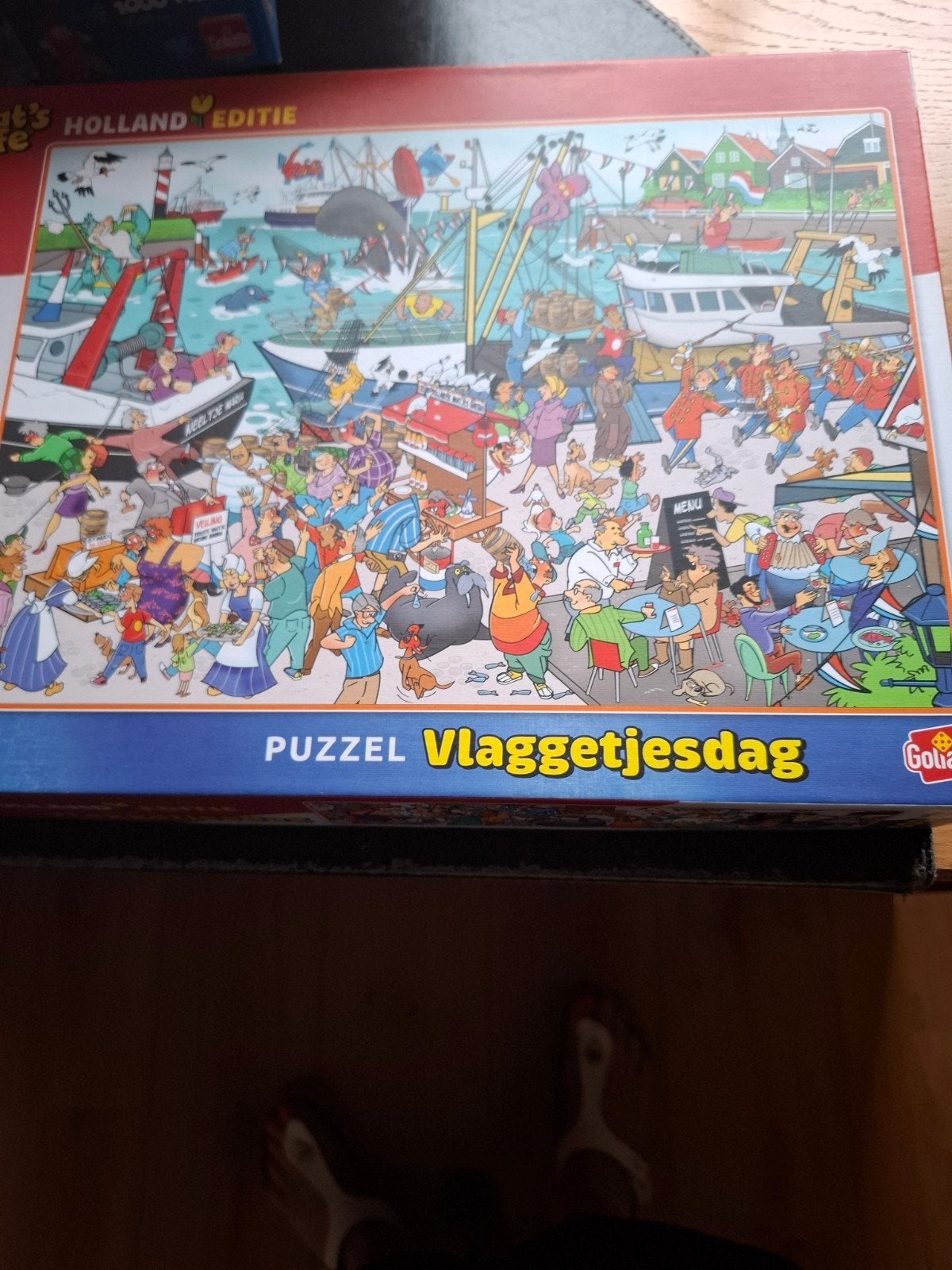 Goliath Puzzel Vlaggetjesdag Holland Editie, Ophalen, 500 t/m 1500 stukjes, Gebruikt, Legpuzzel