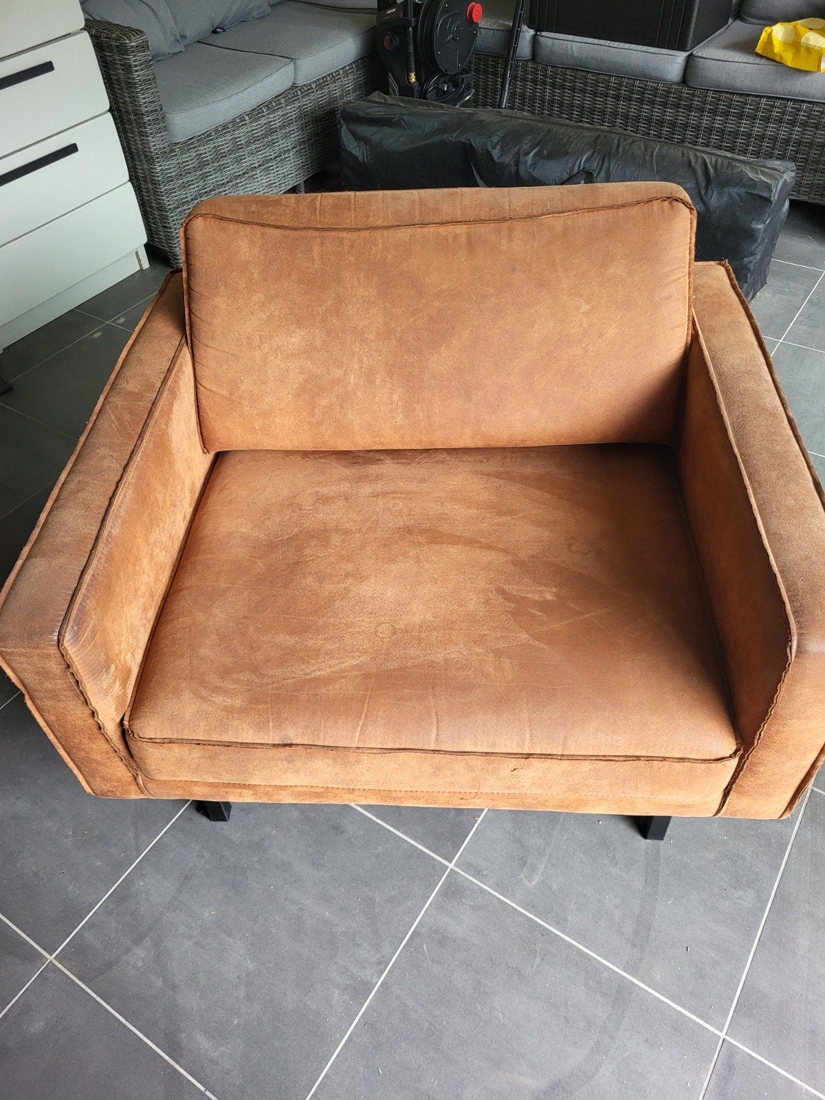 Bruine stoel, Huis en Inrichting, Stoelen, Ophalen, Bruin, Eén
