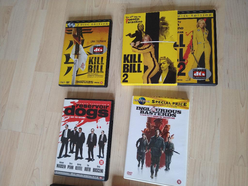 10 dvd's Quentin Tarantino, Alle leeftijden, Ophalen of Verzenden, Zo goed als nieuw