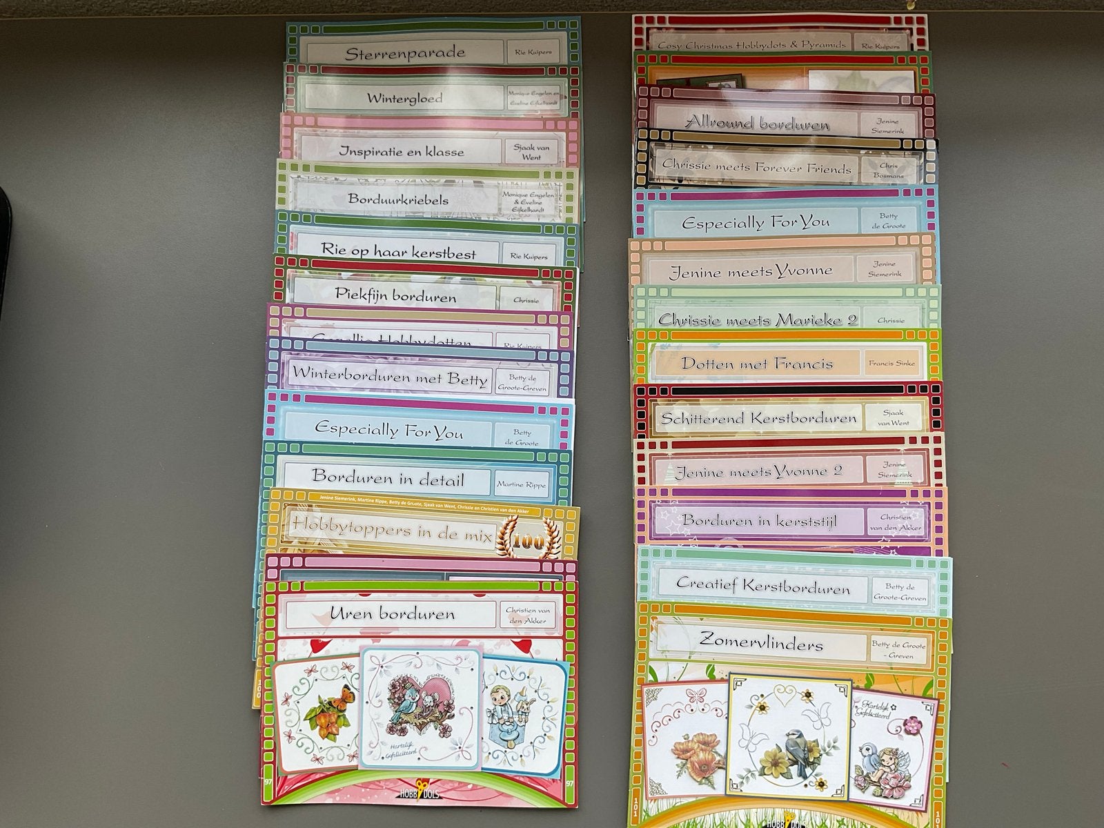 Diverse Hobbydols Borduurboekjes voor kaarten, Hobby en Vrije tijd, Ophalen, Zo goed als nieuw, Overige thema's, Overige typen